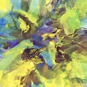 30 Cosmic Reflections, oil on canvas, 60x60 inches