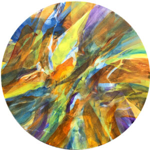 35 Revolution, oil on canvas, 49.5 inches