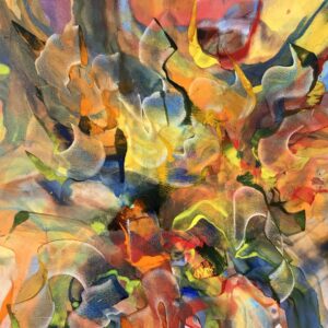 Rhapsody, oil on canvas, 60x60 inches